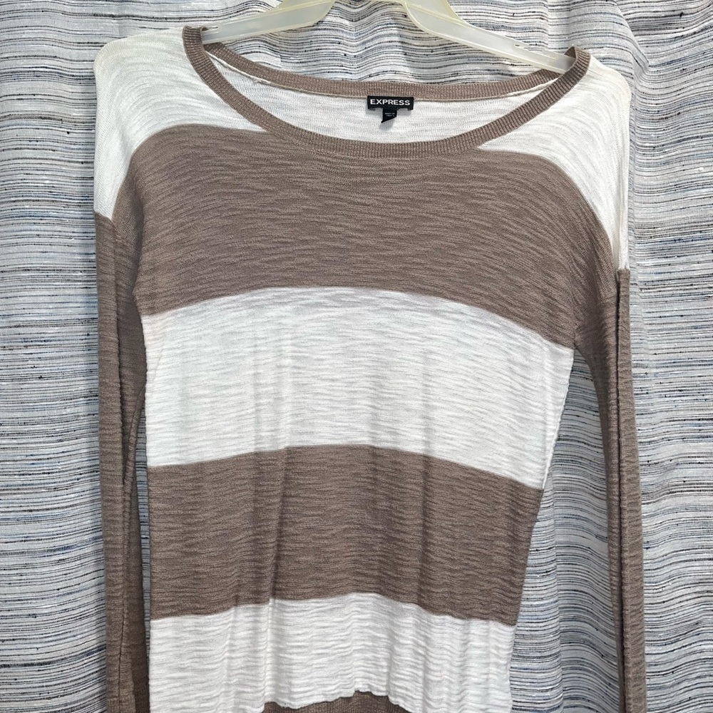Express Striped Long Sleeve Shirt